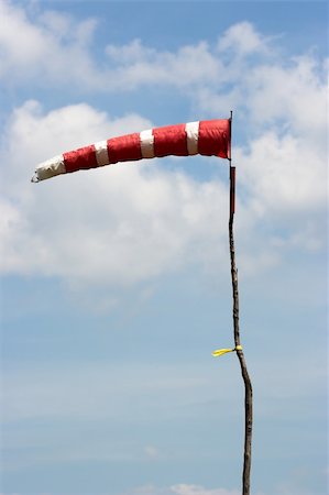 simsearch:400-07933124,k - A  wind sock over blue sky Stock Photo - Budget Royalty-Free & Subscription, Code: 400-05079196