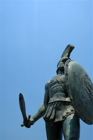 Statue of Leonidas in Sparta, Greece Foto de stock - Super Valor sin royalties y Suscripción, Código: 400-05070154