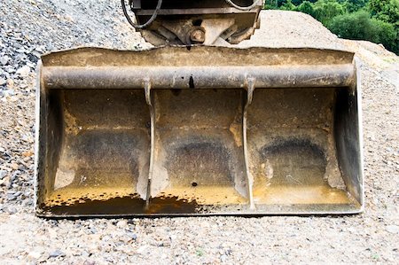 Shovel of excavator Stock Photo - Budget Royalty-Free & Subscription, Code: 400-05070561