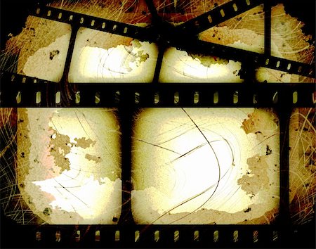 abstract composition of movie frames or film strip Stock Photo - Budget Royalty-Free & Subscription, Code: 400-05070958