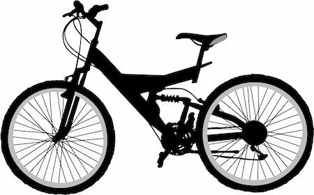 simsearch:400-05332373,k - bicycle silhouette Foto de stock - Super Valor sin royalties y Suscripción, Código: 400-05071192