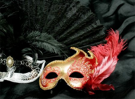 beautiful and mysterious carnival mask Foto de stock - Super Valor sin royalties y Suscripción, Código: 400-05071247