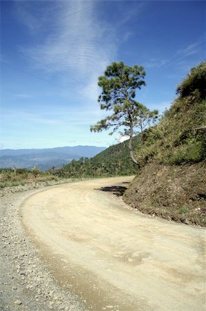 sagada - halsema mountain highway running between baguio and bontoc in the central cordillera, the philippines Stock Photo - Budget Royalty-Free & Subscription, Code: 400-05071386