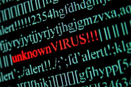 Computer Virus on a screen Stock Photo - Budget Royalty-Free & Subscription, Code: 400-05071938