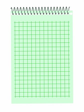 simsearch:400-04085316,k - High resolution isolated spiral notepad Stock Photo - Budget Royalty-Free & Subscription, Code: 400-05072090