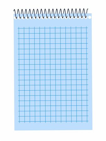 simsearch:400-04085316,k - High resolution isolated spiral notepad Stock Photo - Budget Royalty-Free & Subscription, Code: 400-05072091