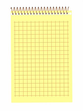 simsearch:400-04085316,k - High resolution isolated spiral notepad Stock Photo - Budget Royalty-Free & Subscription, Code: 400-05072092