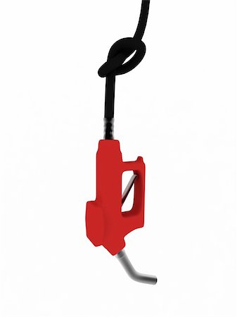 simsearch:400-05073128,k - Knot on a gasoline pump hose Fotografie stock - Microstock e Abbonamento, Codice: 400-05072115
