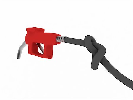 simsearch:400-04935883,k - Knot on a gasoline pump hose Photographie de stock - Aubaine LD & Abonnement, Code: 400-05072116