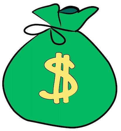 simsearch:400-04022989,k - bag of money with dollar sign on front Stockbilder - Microstock & Abonnement, Bildnummer: 400-05072172