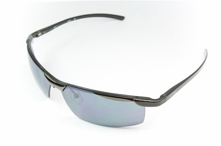 Stylish man sunglasses isolated on white background Stock Photo - Budget Royalty-Free & Subscription, Code: 400-05072595