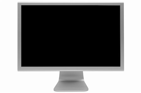 simsearch:400-05078674,k - The modern and thin display on a white background Fotografie stock - Microstock e Abbonamento, Codice: 400-05073201