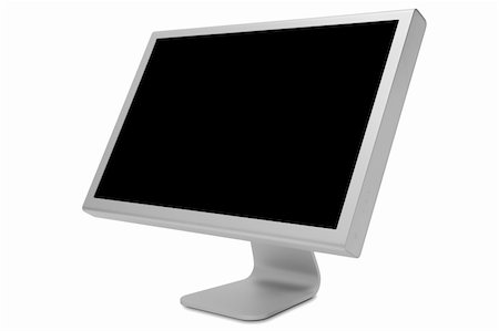 simsearch:400-05078674,k - The modern and thin display on a white background Fotografie stock - Microstock e Abbonamento, Codice: 400-05073237