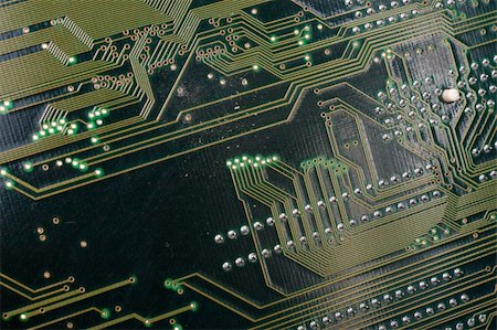 Close up on an abstract circuit board. Stockbilder - Microstock & Abonnement, Bildnummer: 400-05073366