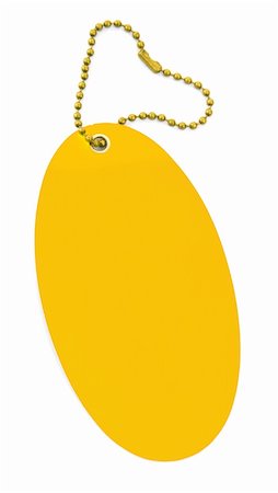 simsearch:400-04497974,k - close-up of a blank yellow price tag on white Stock Photo - Budget Royalty-Free & Subscription, Code: 400-05073595