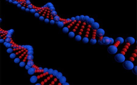 simsearch:400-04012409,k - 3d render of dna strand on a black background Photographie de stock - Aubaine LD & Abonnement, Code: 400-05073665