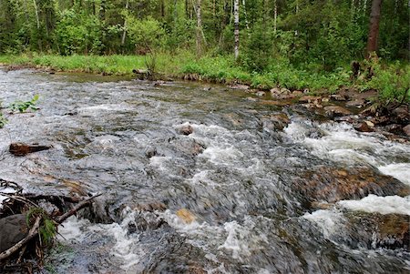 fatbob (artist) - River in the mountains, forest Stock Photo - Budget Royalty-Free & Subscription, Code: 400-05073719