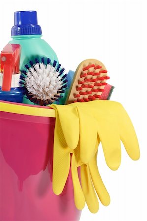 simsearch:400-04512289,k - Cleaning Equipment on bright Background Stock Photo - Budget Royalty-Free & Subscription, Code: 400-05073929