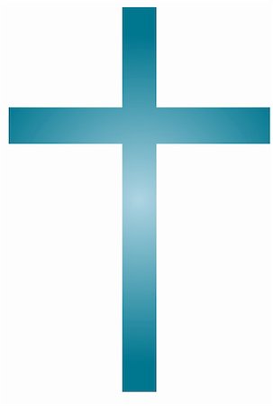 Christian church cross, religious spiritual symbol illustration Foto de stock - Royalty-Free Super Valor e Assinatura, Número: 400-05084117