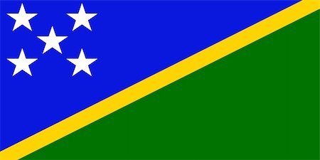 solomon - Flag of Solomon Islands, national country symbol illustration Foto de stock - Super Valor sin royalties y Suscripción, Código: 400-05084280