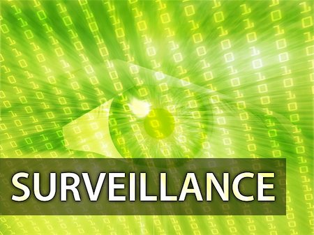 Surveillance illustration, eye over digital data information Stock Photo - Budget Royalty-Free & Subscription, Code: 400-05084343