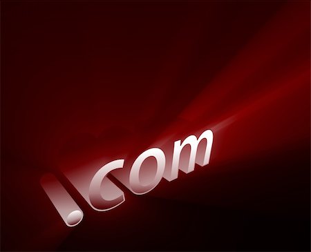 simsearch:614-02004637,k - Dot com internet word graphic, with glowing light effects Photographie de stock - Aubaine LD & Abonnement, Code: 400-05084350