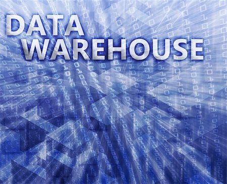 Data warehouse abstract, computer technology concept illustration Stock Photo - Budget Royalty-Free & Subscription, Code: 400-05084365