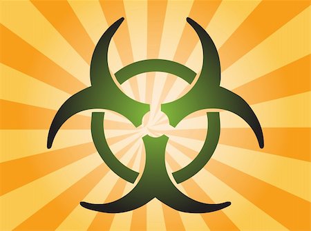 deadly - Biohazard sign, warning alert for hazardous bio materials Stock Photo - Budget Royalty-Free & Subscription, Code: 400-05084569