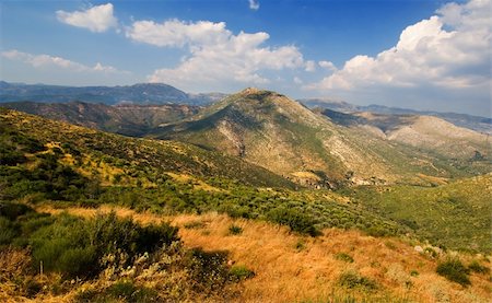 péloponnèse - Landscape from the rough and mountainous Arcadia, southern Greece Photographie de stock - Aubaine LD & Abonnement, Code: 400-05085057