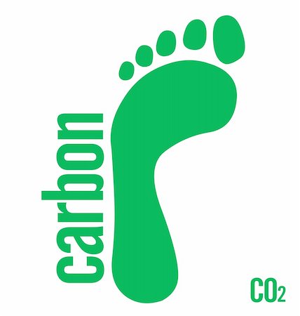 Recycling Carbon Footprint Symbol Stock Photo - Budget Royalty-Free & Subscription, Code: 400-05085657