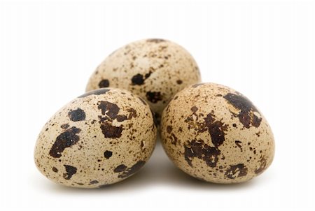 rebhuhn - quail eggs on white background Photographie de stock - Aubaine LD & Abonnement, Code: 400-05085888