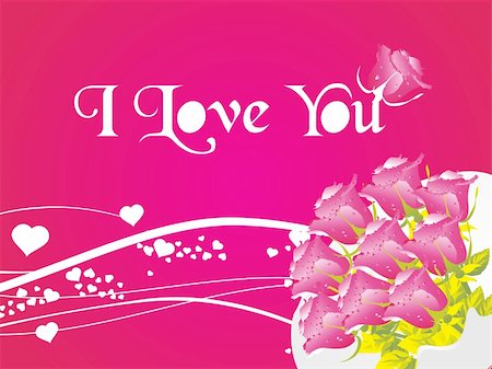 flirting background images - abstract valentines background with rose bouquet Stock Photo - Budget Royalty-Free & Subscription, Code: 400-05085969