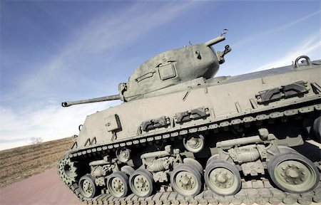 Tank as millitary weapon Stock Photo - Budget Royalty-Free & Subscription, Code: 400-05087085