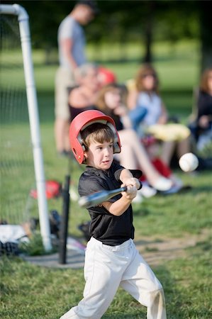 Boy Getting Ready to Hit a Home Run Stock Photo - Budget Royalty-Free & Subscription, Code: 400-05087183