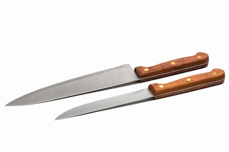 simsearch:400-08793250,k - New kitchen knifes on a white background Stock Photo - Budget Royalty-Free & Subscription, Code: 400-05087728