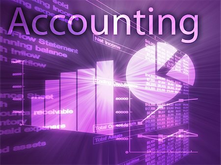 spreadsheet graphics - Accounting illustration of Spreadsheet and business financial charts Stock Photo - Budget Royalty-Free & Subscription, Code: 400-05087809