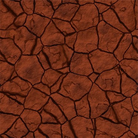 etch - Cracked parched earth ground surface texture illustration Stock Photo - Budget Royalty-Free & Subscription, Code: 400-05087843