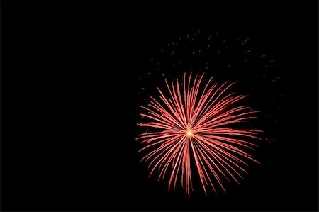 psamtik (artist) - bright colored fireworks on black background Stock Photo - Budget Royalty-Free & Subscription, Code: 400-05088167