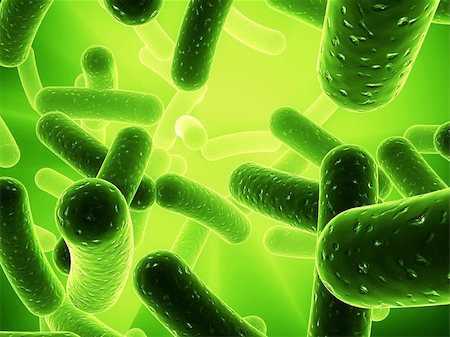 sem - 3d rendered close up of some isolated bacteria Stock Photo - Budget Royalty-Free & Subscription, Code: 400-05088736