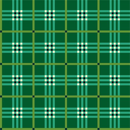 schottenrock - Classic green tartan fabric. Seamless pattern. Stockbilder - Microstock & Abonnement, Bildnummer: 400-05089377