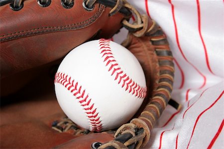 baseball and glove Stock Photo - Budget Royalty-Free & Subscription, Code: 400-05089643