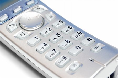 simsearch:400-04511025,k - Modern phone keyboard close up isolated on white Stock Photo - Budget Royalty-Free & Subscription, Code: 400-05080598