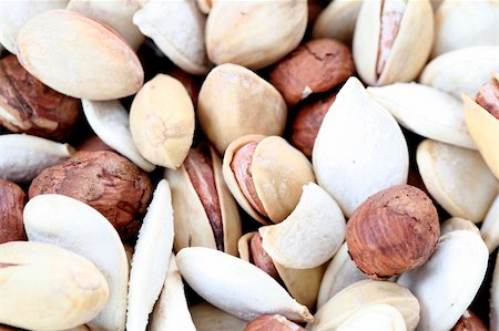 simsearch:400-04377067,k - Different nuts (almons, pistachio, seeds). Stock Photo - Budget Royalty-Free & Subscription, Code: 400-05080806
