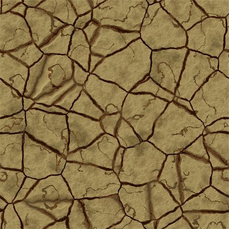 etch - Cracked parched earth ground surface texture illustration Stock Photo - Budget Royalty-Free & Subscription, Code: 400-05082736