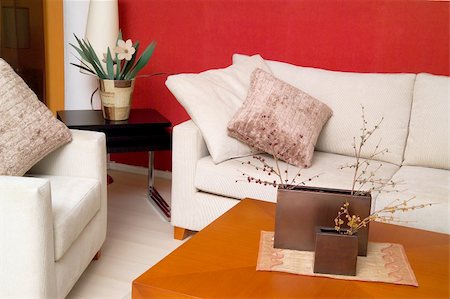 simsearch:400-08575434,k - Contemporary home design.Living room. Foto de stock - Royalty-Free Super Valor e Assinatura, Número: 400-05083529