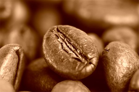 simsearch:400-04094520,k - Macro picture of coffee beans. Fotografie stock - Microstock e Abbonamento, Codice: 400-05094200