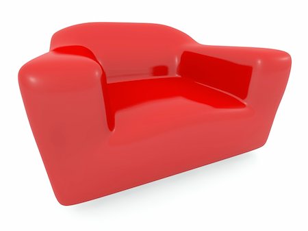 armchair. 3D Stock Photo - Budget Royalty-Free & Subscription, Code: 400-05094523