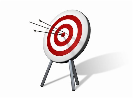 saft - Three arrow in target. Hit the mark. Stock Photo - Budget Royalty-Free & Subscription, Code: 400-05094547