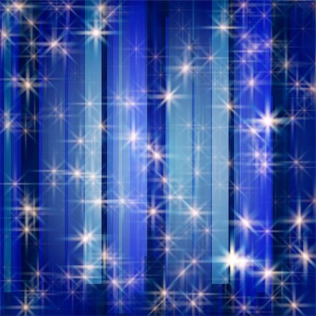 simsearch:400-05006261,k - white stars and snowflakes over blue background striped Photographie de stock - Aubaine LD & Abonnement, Code: 400-05094641