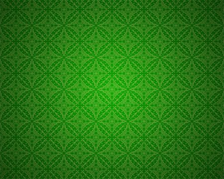 green wallpaper with ornament design. Stock Photo - Budget Royalty-Free & Subscription, Code: 400-05095273
